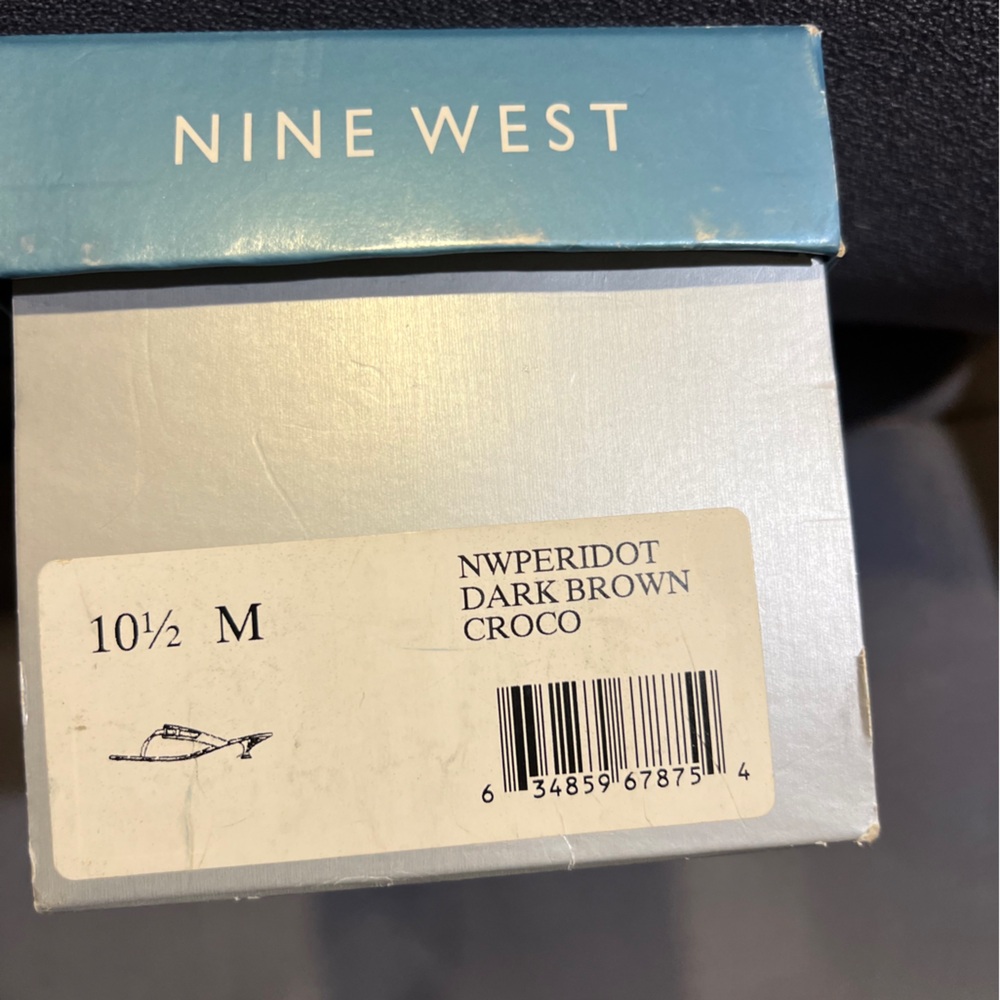 Nine West brown kitten heel sandals - Picture 2 of 5